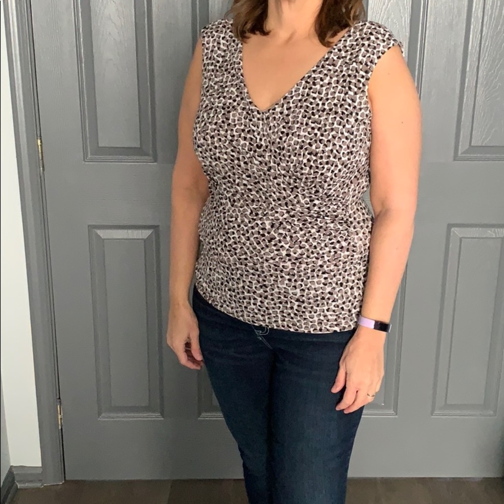 Ann Taylor animal print tank top